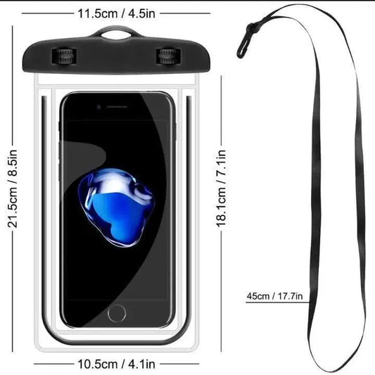 Transparent Silicone Mobile Cover - 1 Pcs