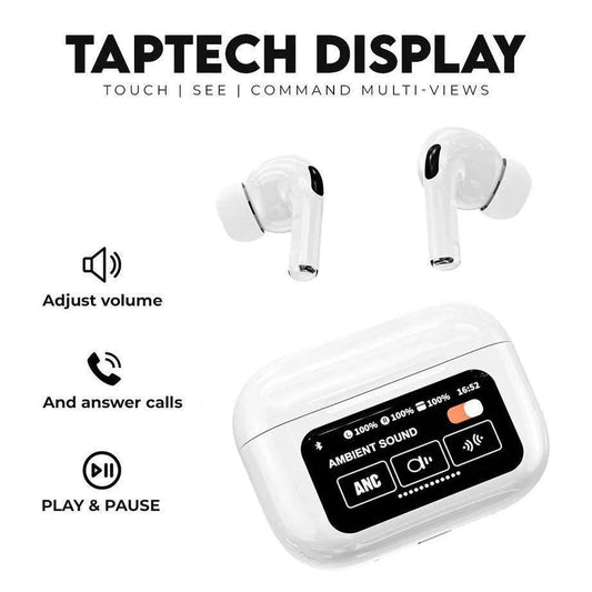 Premium Buds With Display & Touch Screen