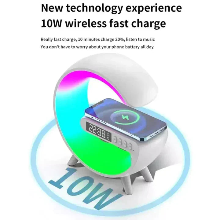 Mini G-Speaker Bluetooth RGB Lamp & Wireless Charging