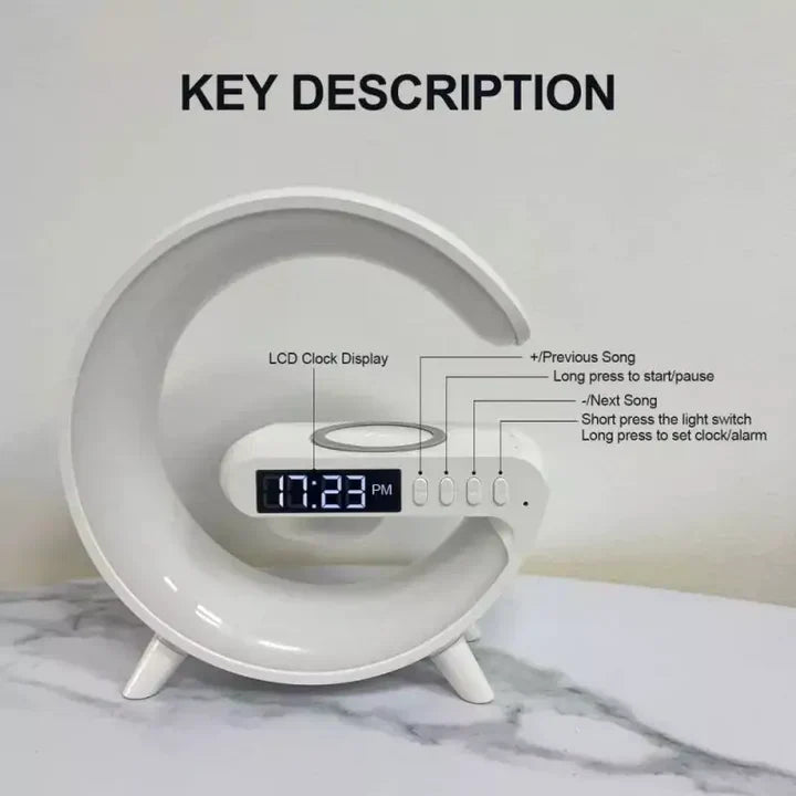 Mini G-Speaker Bluetooth RGB Lamp & Wireless Charging