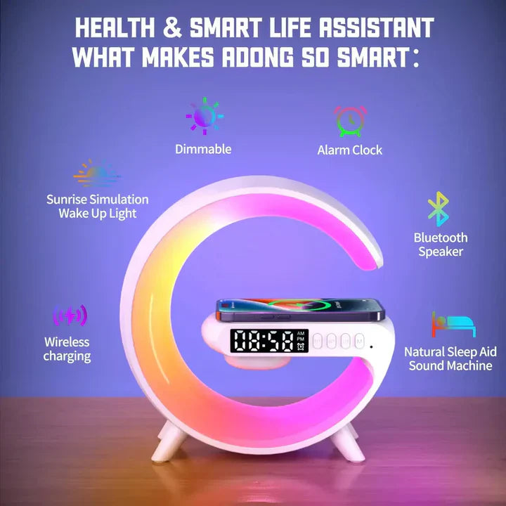 Mini G-Speaker Bluetooth RGB Lamp & Wireless Charging
