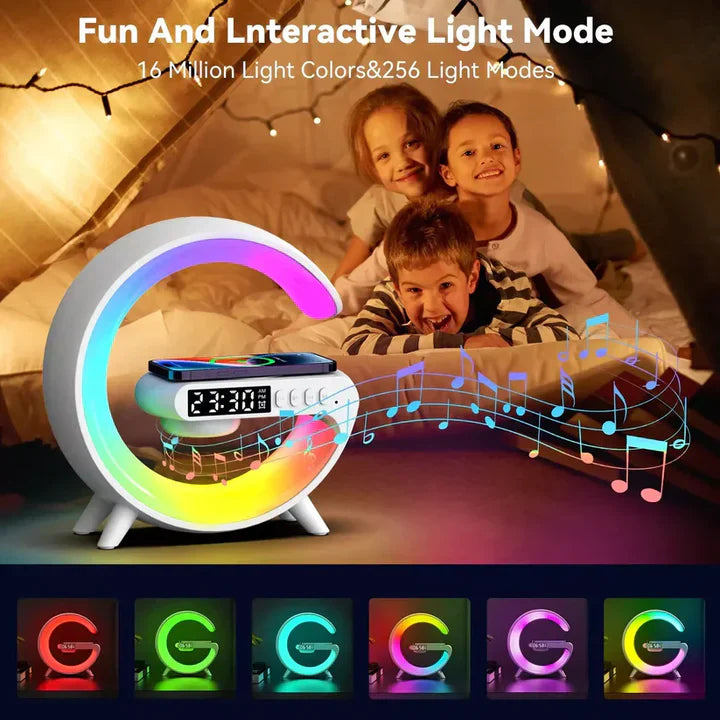Mini G-Speaker Bluetooth RGB Lamp & Wireless Charging
