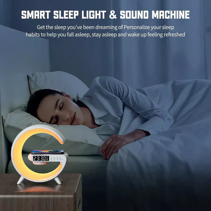 Mini G-Speaker Bluetooth RGB Lamp & Wireless Charging